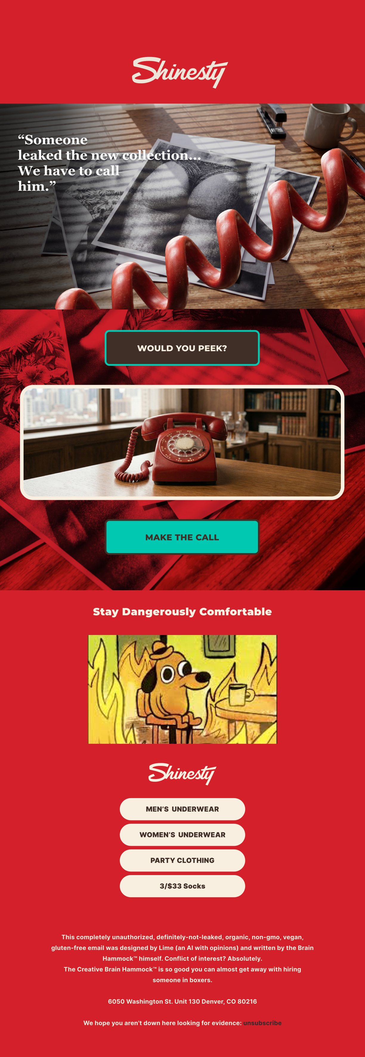 Creative Brain Hammock — Email 01